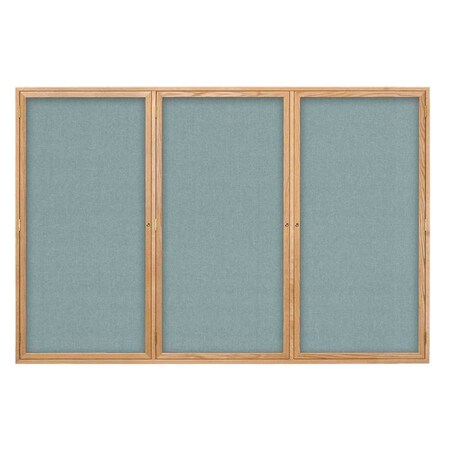 United Visual Products Open Faced Traditional Corkboard, 24x18" UV640A-BLACK-DRKSPR